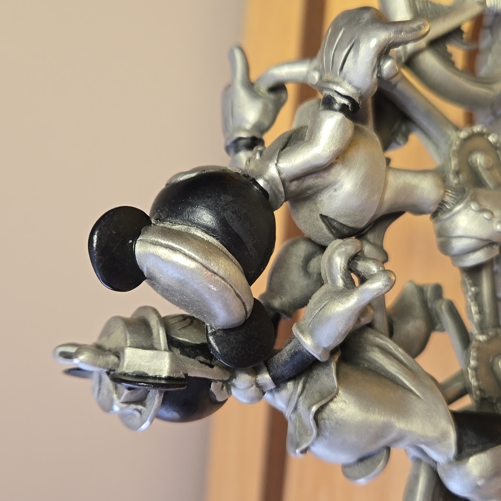 Mickey & Minnie "Bicycle Built for Two" Limited Edition Pewter Figurine - Picture 11 of 14